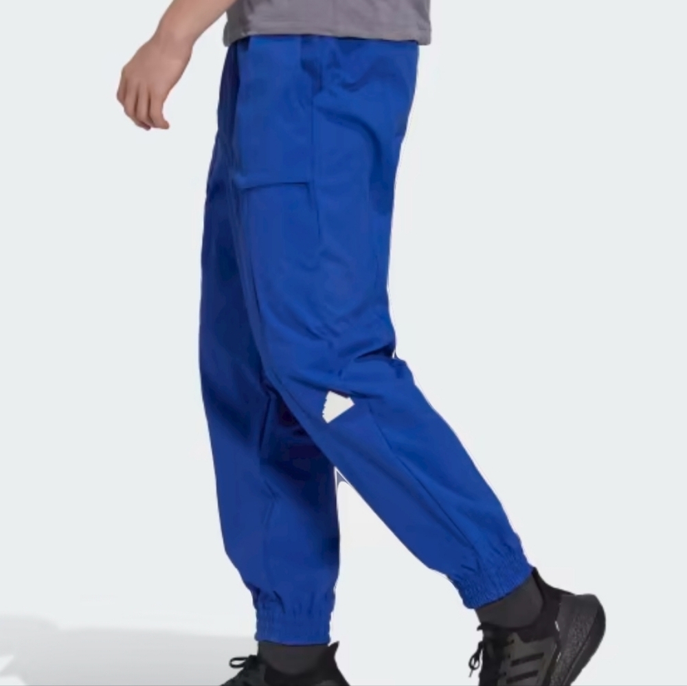 Adidas Men's Cargo Tracksuit Bottoms Sportswear Lucid Blue xs